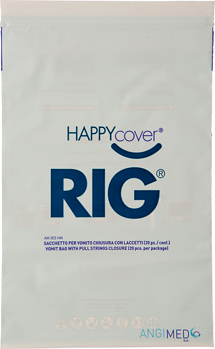 Happy Cover RIG sacchetto per vomito con laccetti